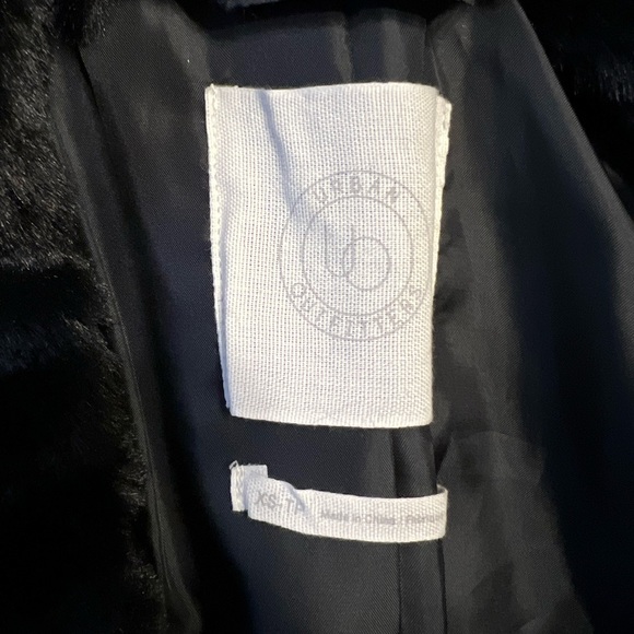 WOMENS URBAN OUTFITTERS HOUNDSTOOTH LONG PEACOAT SIZE XS AND SMALL - Picture 3 of 8